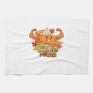 Funny Pumpkin Pie Thanksgiving Oversized T-Shirt.p Kitchen Towel