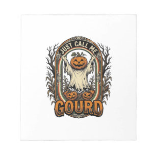 Funny Pumpkin Shirt Vintage Engraving Halloween Co Notepad