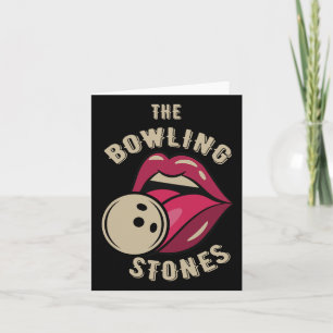 Funny Pun Bowling Stone Card