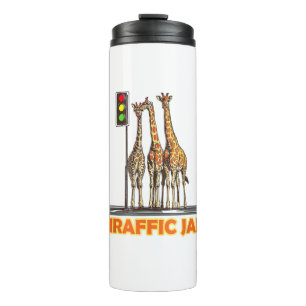 Funny Pun Giraffe Jam  Thermal Tumbler