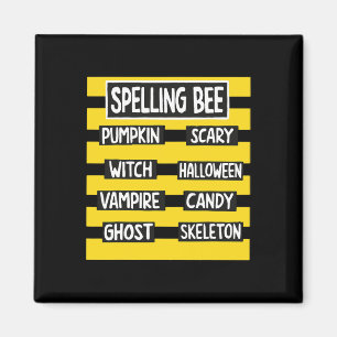 Funny Pun Halloween Costume For Teachers Spelling Magnet