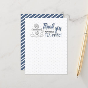 Funny Pun Jokes About Tea  Postcard