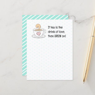 Funny Pun Jokes About Tea  Postcard