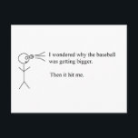 Funny Pun Postcard<br><div class="desc">Has a funny pun to put a smile on people's faces.</div>