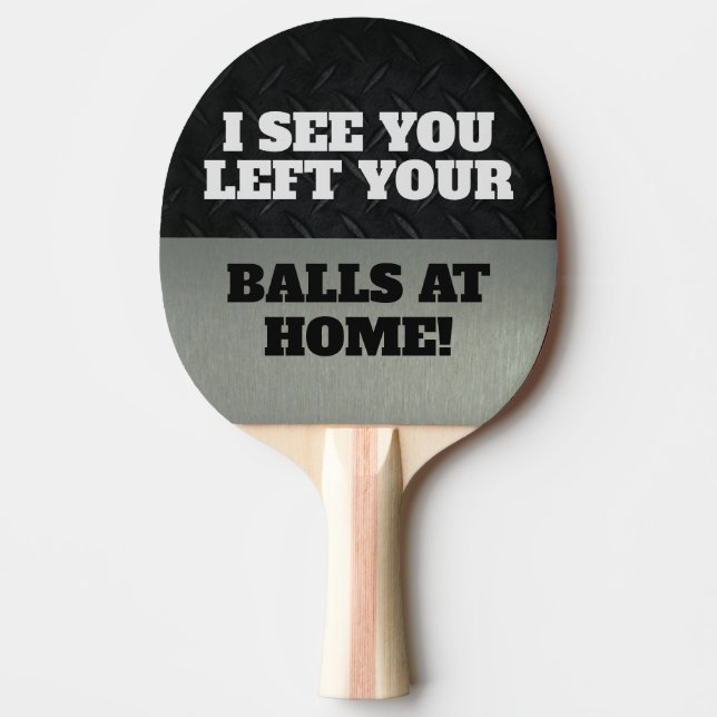 Funny Pun Smack Talk Cool Jokes Ping Pong Quote Ping Pong Paddle (Front)
