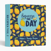 Funny Pun Squeeze The Day Fruit Lemon Pattern