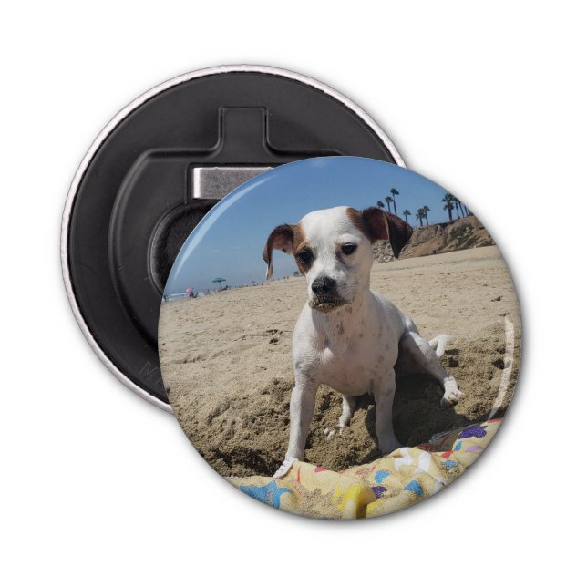 Funny Puppy Magnetic Bottle Opener (Front)