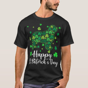Funny Puppy Shamrock Newfoundland Dog St  T-Shirt