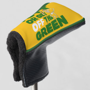 Funny Putting Trash Talk Putt Or Get Off Green Golf Head Cover