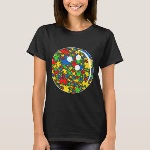 Funny Puzzle Bowling Autism Awareness Sport T-Shirt