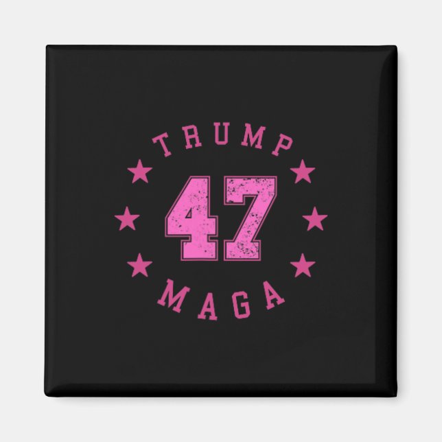 Funny Qr 45 47 Trump Inauguration 2025 Dance Code  Magnet (Front)