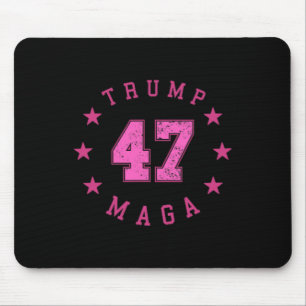 Funny Qr 45 47 Trump Inauguration 2025 Dance Code Mouse Pad