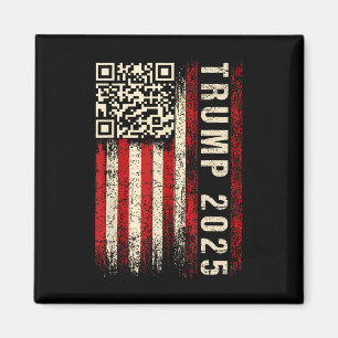 Funny Qr Donald Trump Dancing 4745 Code Video  Magnet