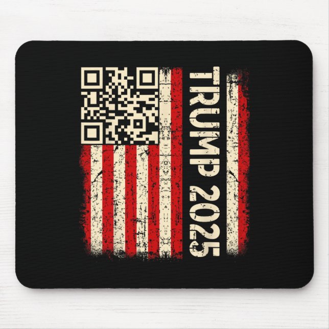 Funny Qr Donald Trump Dancing 4745 Code Video  Mouse Pad (Front)
