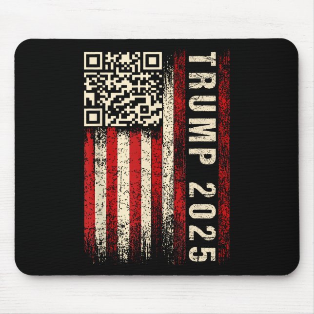 Funny Qr Donald Trump Dancing 4745 Code Video  Mouse Pad (Front)
