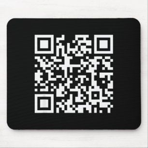 Funny Qr Don't Be A Little Btch Code Saying Quote  Mouse Pad