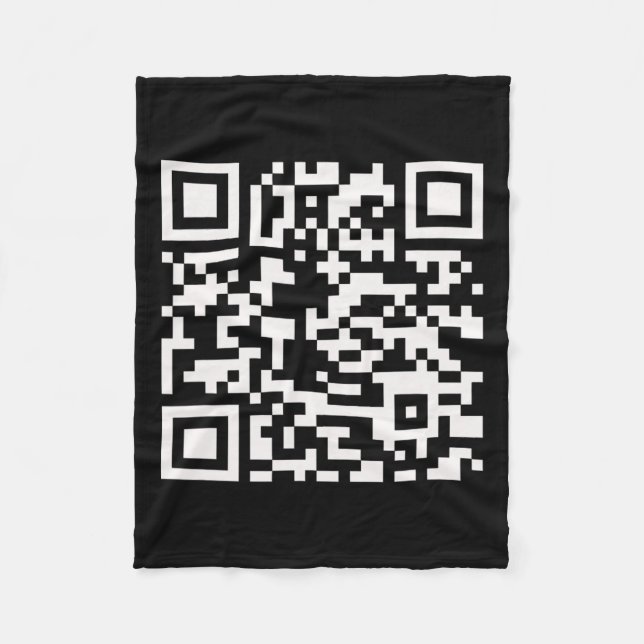 Funny Qr President Trump 4547 Dancing Dance Moves  Fleece Blanket (Front)