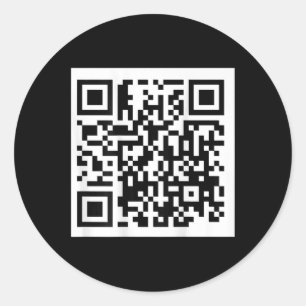 Funny Qr President Trump 4547 Tee Trump Dancing Co Classic Round Sticker