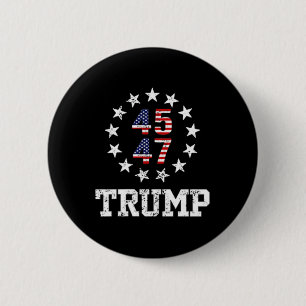 Funny Qr President Trump 4547 Trump Dancing Code 2 Inch Round Button