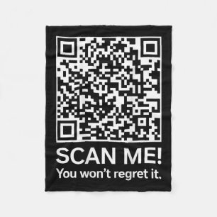 Funny Qr President Trump 4547 Trump Dancing Code ( Fleece Blanket