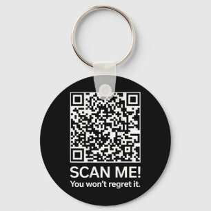 Funny Qr President Trump 4547 Trump Dancing Code ( Keychain