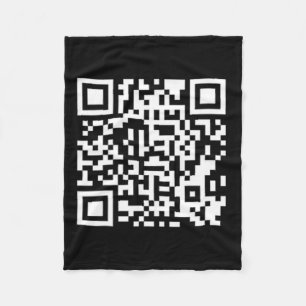 Funny Qr President Trump 4547 Trump Dancing Code P Fleece Blanket