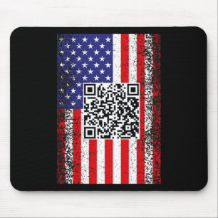Funny Qr President Trump Code Dance Mouse Pad