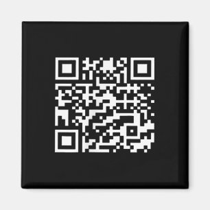 Funny Qr President Trump Dance Code _1 Magnet
