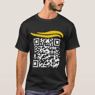 Funny Qr President Trump Dance Code 1  T-Shirt