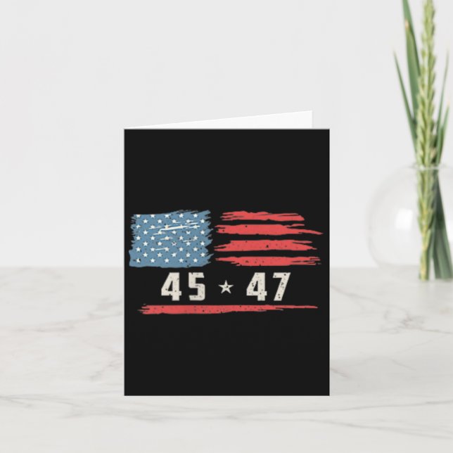 Funny Qr President Trump Dance Code 2 Side  Card (Front)