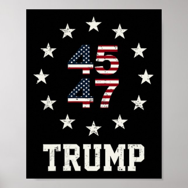 Funny Qr President Trump Dance Code 4547 (front An Poster (Front)