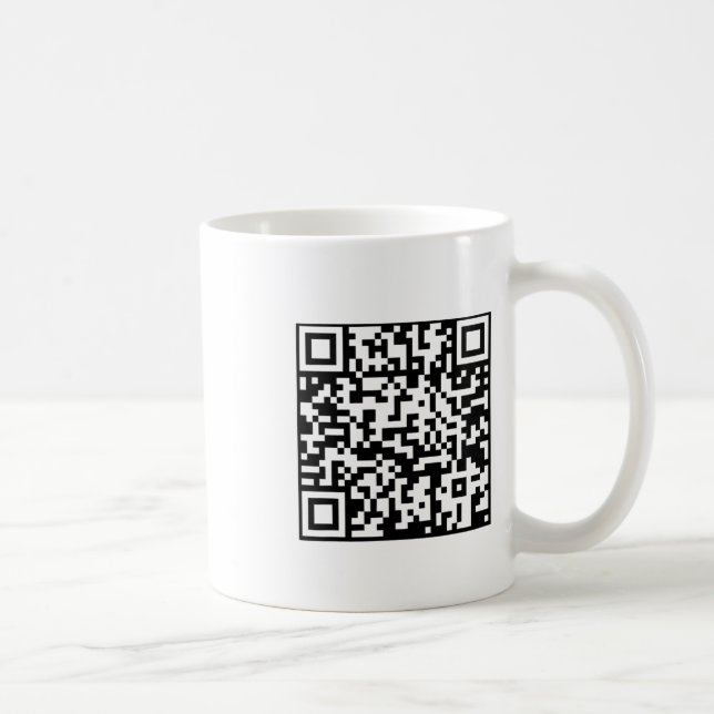 Funny Qr President Trump Dance Code  Coffee Mug (Right)