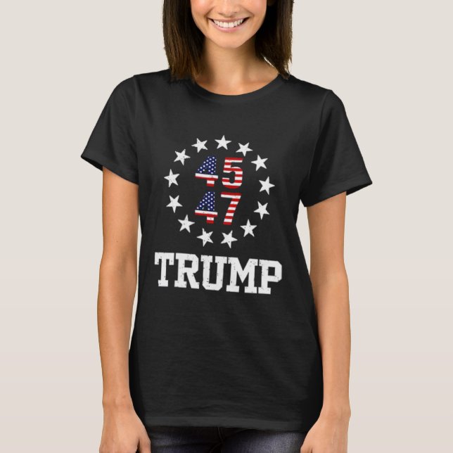 Funny Qr President Trump Dance Code Inauguration D T-Shirt (Front)