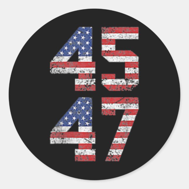 Funny Qr President Trump Dance Code (on Back) 1  Classic Round Sticker (Front)