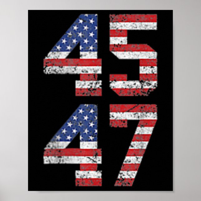 Funny Qr President Trump Dance Code (on Back) 1  Poster (Front)