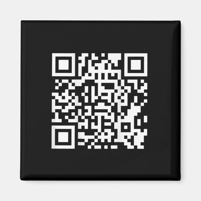 Funny Qr President Trump Dance Code (on Byck) 5  Magnet (Front)