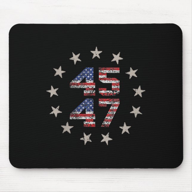 Funny Qr President Trump Dance Code (on Byck) 6  Mouse Pad (Front)