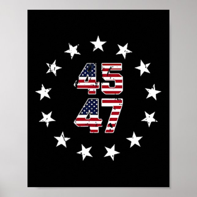Funny Qr President Trump Dance Code (on Byck) 7  Poster (Front)