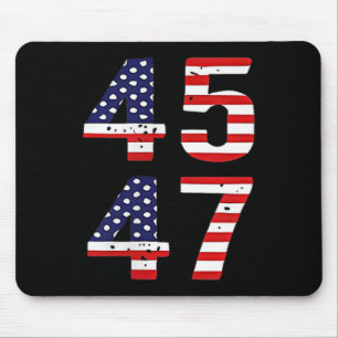 Funny Qr President Trump Dance Code Trump 45_47 Mouse Pad