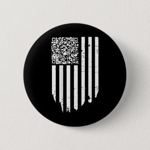 Funny Qr Scan Code President Trump 4547 Trump Danc 2 Inch Round Button