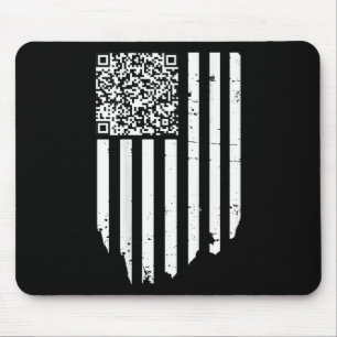 Funny Qr Scan Code President Trump 4547 Trump Danc Mouse Pad
