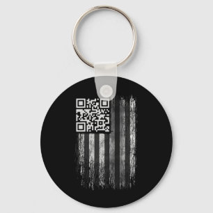 Funny Qr Scan Me President Trump 4547 Trump Dancin Keychain