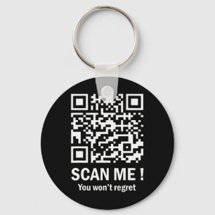 Funny Qr Scan Me President Trump 4547 Trump Dancin Keychain