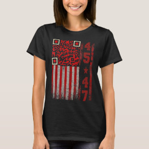Funny Qr Scan Me President Trump 4547 Trump Dancin T-Shirt