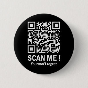 Funny Qr Scan Me President Trump 45_47 Trump 2 Inch Round Button