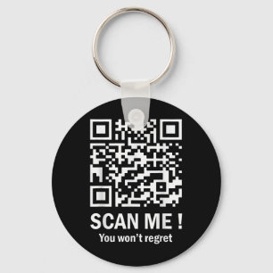 Funny Qr Scan Me President Trump 45_47 Trump Keychain