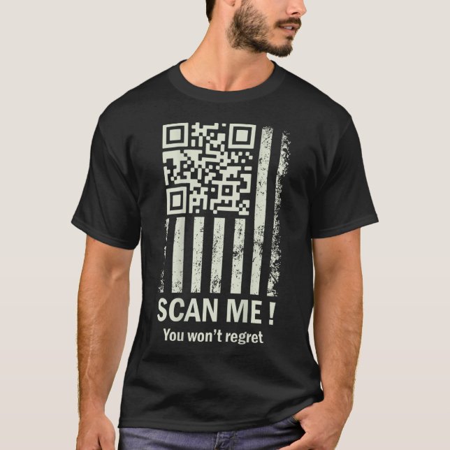 Funny Qr Scan Me Trump 45_47 Tee Trump Dancing Cod (Front)