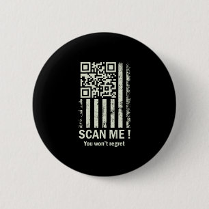 Funny Qr Scan Me Trump 45_47 Tee Trump Dancing Cod 2 Inch Round Button