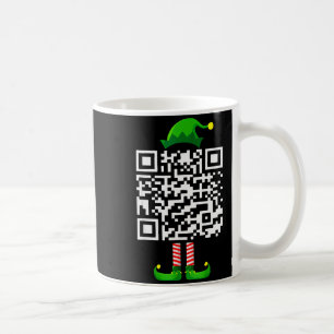 Funny Qr Trump 45_47 Elf Trump Dancing Code Elf Ch Coffee Mug