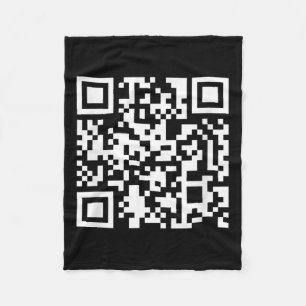 Funny Qr Trump 47 Inauguration Day 2025 Dance Code Fleece Blanket